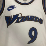 22/23 Wizards AVDIJA #9 White Top Quality Hot Pressing NBA Jersey (Retro Logo)