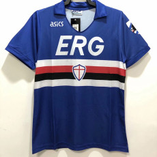 1990/1991 Sampdoria Home Retro Soccer Jersey