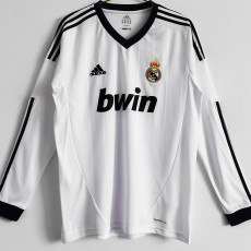 2012/2013 RMA Home Long Sleeve Retro Soccer Jersey (长袖)