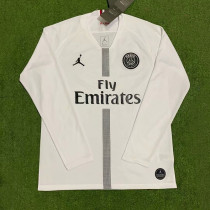 2018/2019 PSG Paris Jordan White Long Sleeve Retro Soccer Jersey (长袖)