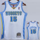 2003/2004 Nuggets ANTHONY #15 White Retro Top Quality Hot Pressing NBA Jersey