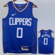 22/23 Clippers WESTBROOK #0 Blue Top Quality Hot Pressing NBA Jersey