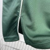 22/23 BUCKS LILLARD #0 Away Green Top Quality Hot Pressing NBA Jersey(V领)