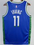 22/23 Dallas Mavericks IRVING #11 Blue City Edition Top Quality Hot Pressing NBA Jersey