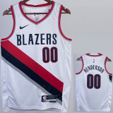 22/23 Trail Blazers HENDERSON #00 White Top Quality Hot Pressing NBA Jersey
