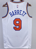 22/23 KNICKS BARRETT #9 White Top Quality Hot Pressing NBA Jersey