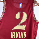23/24 Cleveland Cavaliers IRVING #2 Red City Edition Top Quality Hot Pressing NBA Jersey