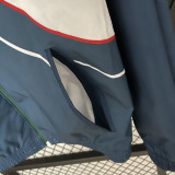 23/24 JUV White & Dark green Double Sided Windbreaker (双面风衣)