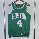22/23 CELTICS HOLIOAY #4 Green Top Quality Hot Pressing NBA Jersey