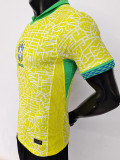 2024 Brazil home Player Version Soccer Jersey