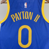 22/23 WARRIORS PAYTON II #0 Blue Top Quality Hot Pressing NBA Jersey (V领)