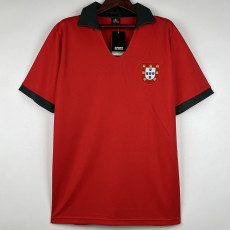 1972 Portugal Home Retro Soccer Jersey