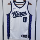 23/24 Kings MONK #0 White Top Quality Hot Pressing NBA Jersey