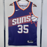 23/24 SUNS DURANT #35 Purple Top Quality Hot Pressing NBA Jersey