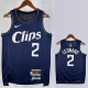 23/24 CLIPPERS LEONARD #2 Dark blue City Edition Top Quality Hot Pressing NBA Jersey
