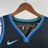 22/23 Dallas Mavericks IRVING #2 Blue Black Top Quality Hot Pressing NBA Jersey