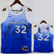 23/24 Timberwolves TOWNS #32 Blue City Edition Top Quality Hot Pressing NBA Jersey