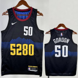 23/24 Nuggets GORDON #50 Black City Edition Top Quality Hot Pressing NBA Jersey