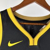 23/24 WARRIORS THOMPSON #11 Black City Edition Top Quality Hot Pressing NBA Jersey (V领)