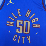 22/23 Nuggets GORDON #50 Blue Top Quality Hot Pressing NBA Jersey (Trapeze Edition) 飞人版