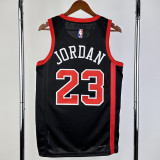 23/24 BULLS JORDAN #23 Black City Edition Top Quality Hot Pressing NBA Jersey