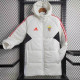 23/24 Benfica White Hooded Cotton Coat Red Edge (红色边) 棉衣