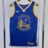 22/23 WARRIORS IGUODALA #9 Blue Top Quality Hot Pressing NBA Jersey (V领)