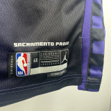 23/24 Kings SABONIS #10 Purple Top Quality Hot Pressing NBA Jersey (Trapeze Edition)飞人版