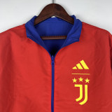 23/24 JUV Red & Blue Double Sided Windbreaker (双面风衣)