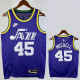 23/24 JAZZ MITCHELL #45 purple Top Quality Top Quality Hot Pressing NBA Jersey (Retro Logo)