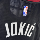 23/24 Nuggets JOKIC #15 Black City Edition Top Quality Hot Pressing NBA Jersey