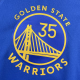 22/23 WARRIORS DURANT #35 Blue Top Quality Hot Pressing NBA Jersey (V领)