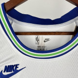 23/24 TIMBERWOLVES TOWNS #32 White Top Quality Hot Pressing NBA Jersey (Retro Logo)