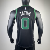 22/23 CELTICS TATUM #0 Black Top Quality Hot Pressing NBA Jersey (Trapeze Edition) 飞人版