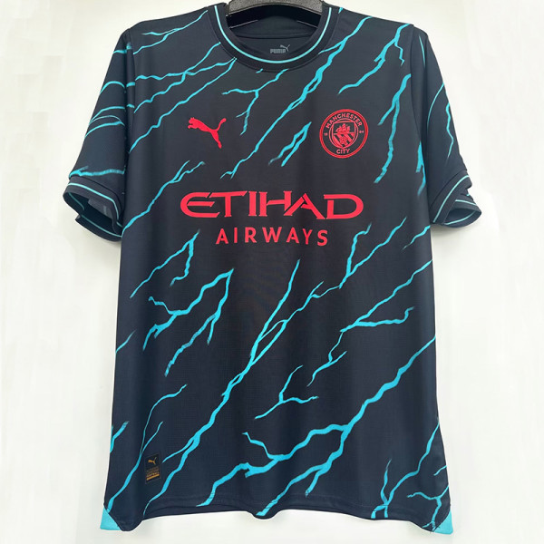 23/24 Man City Third 1:1 Fans Soccer Jersey