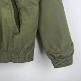 23/24 Los Angeles Black & Green Double Sided Windbreaker (双面风衣) 金色边