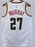 22/23 Nuggets MURRAY #27 White Top Quality Hot Pressing NBA Jersey