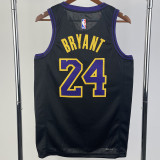23/24 LAKERS BRYANT #24 Black City Edition Top Quality Hot Pressing NBA Jersey