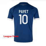 23/24 Marseille Away 1:1 Fans Soccer Jersey