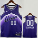 23/24 JAZZ CLARKSON #00 Purple City Edition Top Quality Hot Pressing NBA Jersey