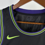 23/24 Pelicans MILLIAMSON #1 Black City Edition Top Quality Hot Pressing NBA Jersey