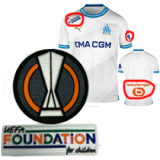 23/24 Marseille Home 1:1 Fans Soccer Jersey (Print all Sponsor)