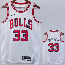 22/23 BULLS PIPPEN #33 White Top Quality Hot Pressing NBA Jersey