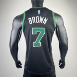 22/23 CELTICS BROWN #7 Black Top Quality Hot Pressing NBA Jersey (Trapeze Edition) 飞人版