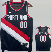 22/23 Trail Blazers HENDERSON #00 Black Top Quality Hot Pressing NBA Jersey