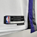 22/23 KINGS FOX #5 White Home Top Quality Hot Pressing NBA Jersey(V领）