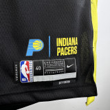 23/24 Indiana Pacers HALLBURTON #0 Black City Edition Top Quality Hot Pressing NBA Jersey