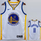 22/23 WARRIORS THOMPSON #11 White Top Quality Hot Pressing NBA Jersey (V领)