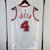 23/24 ROCKETS GREEN #4 White City Edition Home Top Quality Hot Pressing NBA Jersey