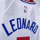 22/23 Clippers LEONARO #2 White Top Quality Hot Pressing NBA Jersey